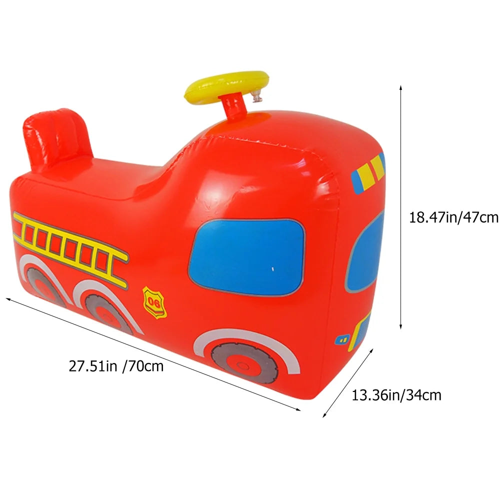 Inflatable Fire Car Kids Toy A747676