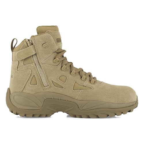 Beige Composite Toe Work Boots Y479