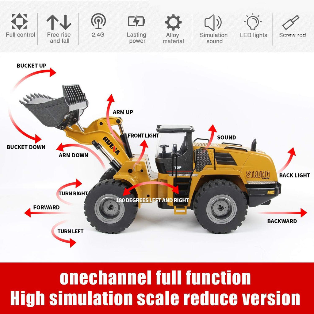 1:14 RC Bulldozer Construction Vehicle Y863