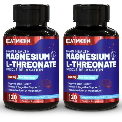 Magnesium L-Threonate Capsules, 1900mg, 120 Veg Capsules F7674