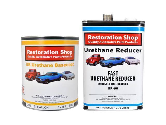 White Gallon Urethane Basecoat Clearcoat Car Paint Kit J594656
