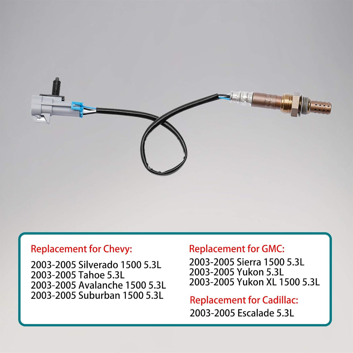 O2 Oxygen Sensor Upstream Downstream 4Pcs Replacement Pack of 2 Q596917