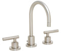 8x22 Widespread Lavatory Faucet - Antique Brass Flat V88609