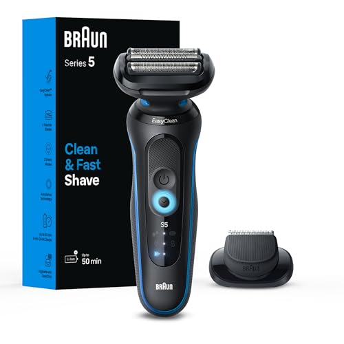Blue Electric Foil Shaver with Precision Trimmer H62317