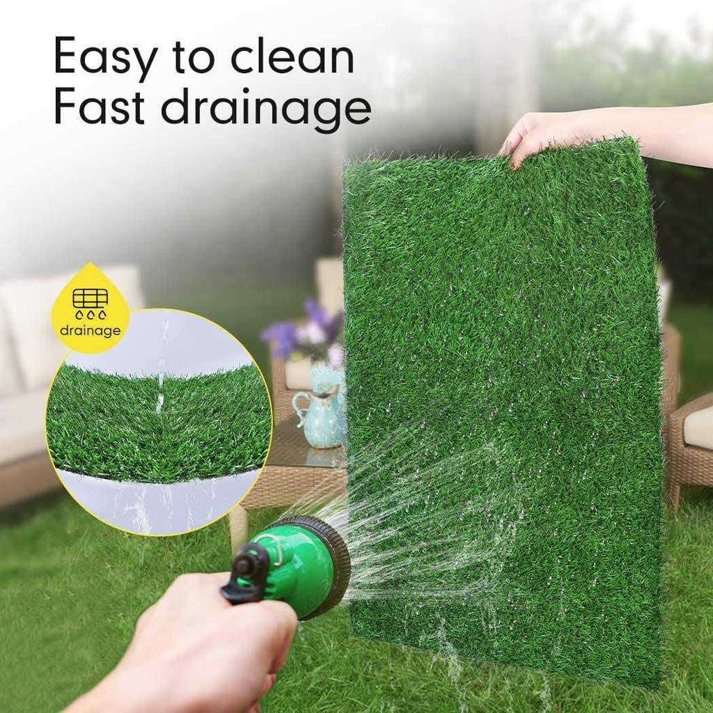 2-Pack Portable Washable Dog Grass Pad J962831