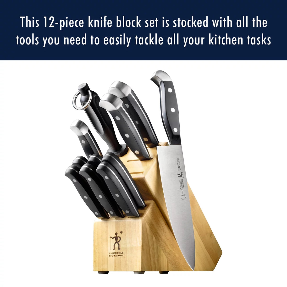 12-pc Knife Block Set A155583