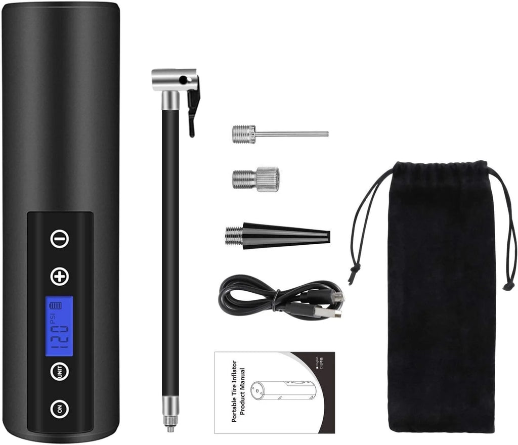 150 PSI Cordless Tire Inflator Air Compressor with LCD Display LED Light A3325