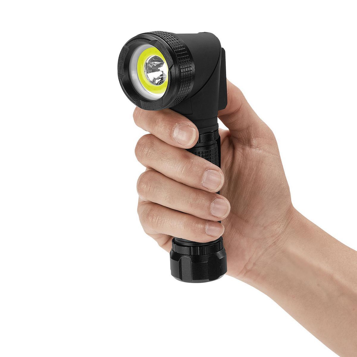 900 Lumen Rechargeable Swivel Head LED Flashlight P6557