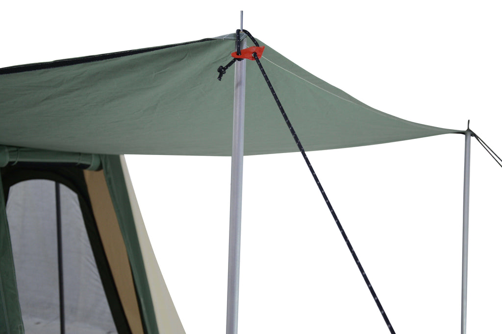 Brown Cotton Canvas 10x10 Cabin Tent G85244