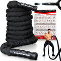 Battle Ropes with Anchor Strap Kit and Exercise Poster V3238