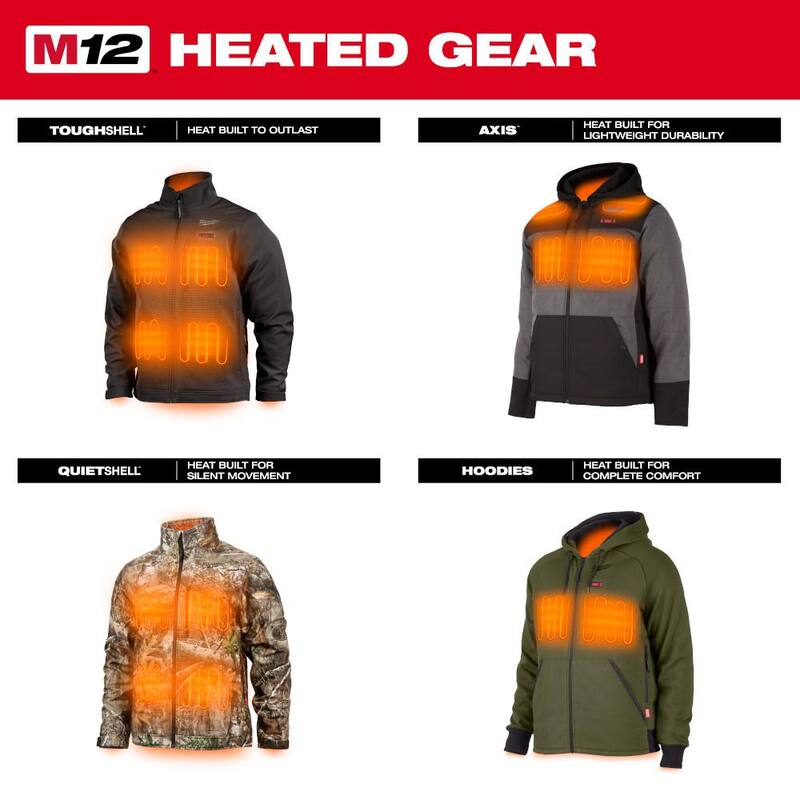 Gray Heated Jacket Hoodie Kit L87160