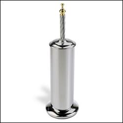 Gold Toilet Brush and Holder Z763261