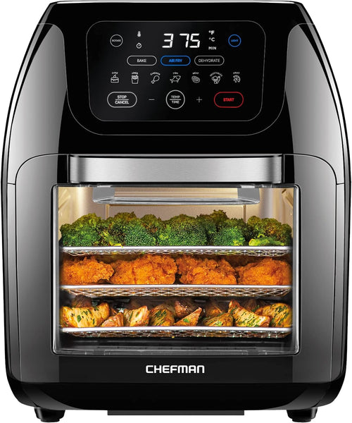 10L 3.6Qt Air Fryer with Rotisserie Dehydrator T8999
