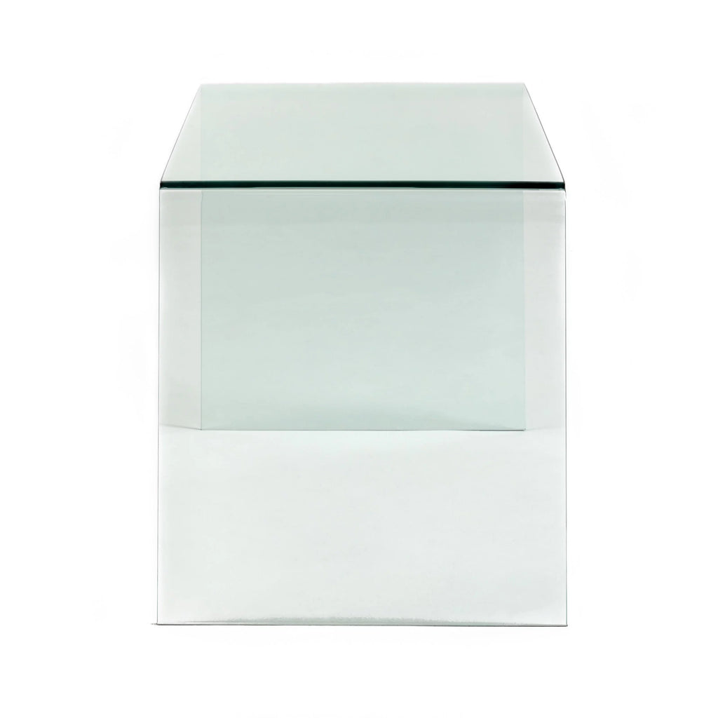 Clear Tempered Glass Writing Desk J2950