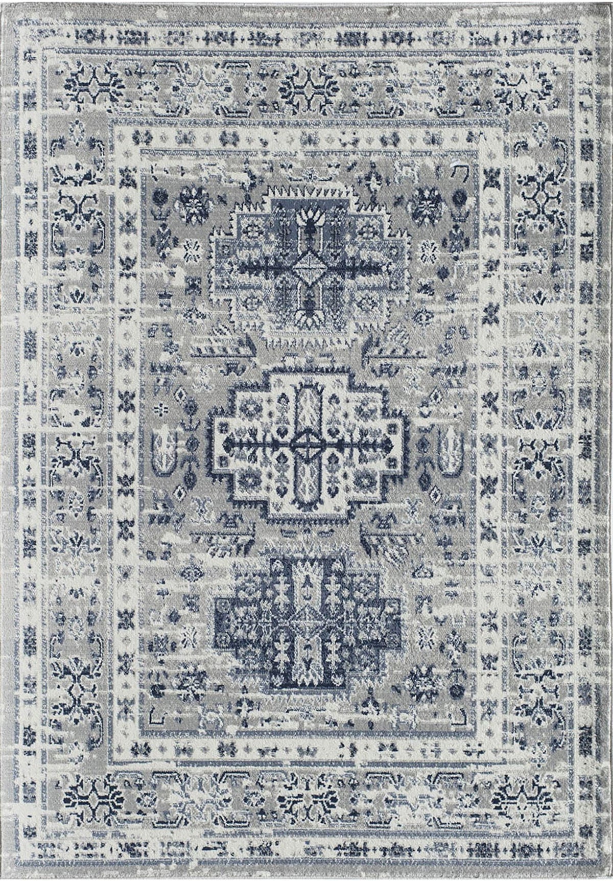 Vintage Transitional Area Rug, 5'3"x7' R1590