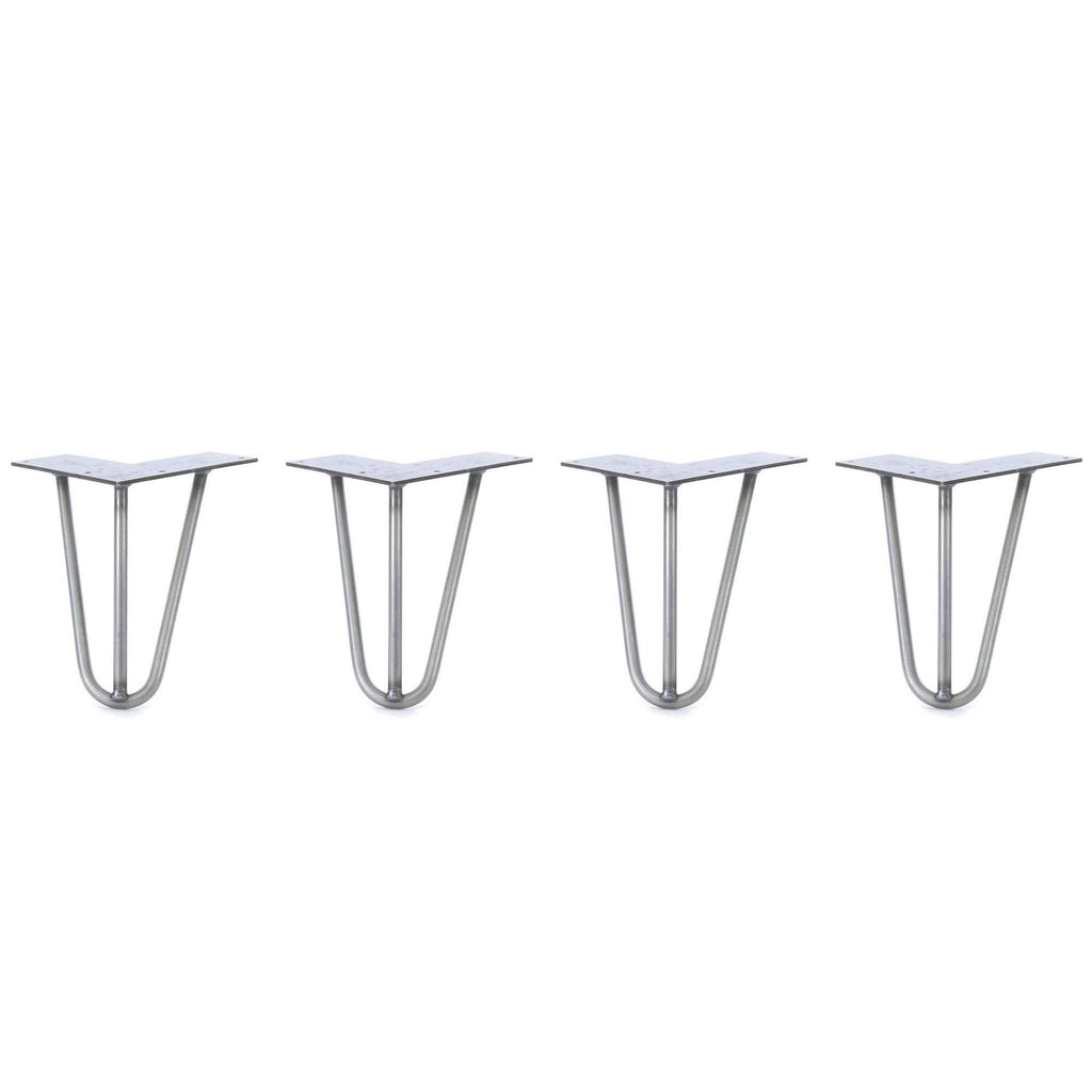 Raw Steel Hairpin Legs Set of 4 H8267