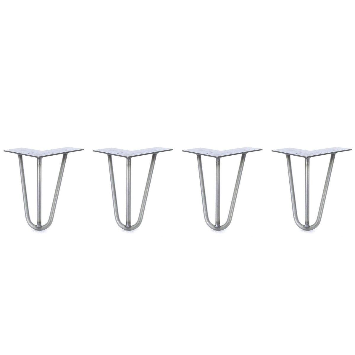 Raw Steel Hairpin Legs Set of 4 H8267