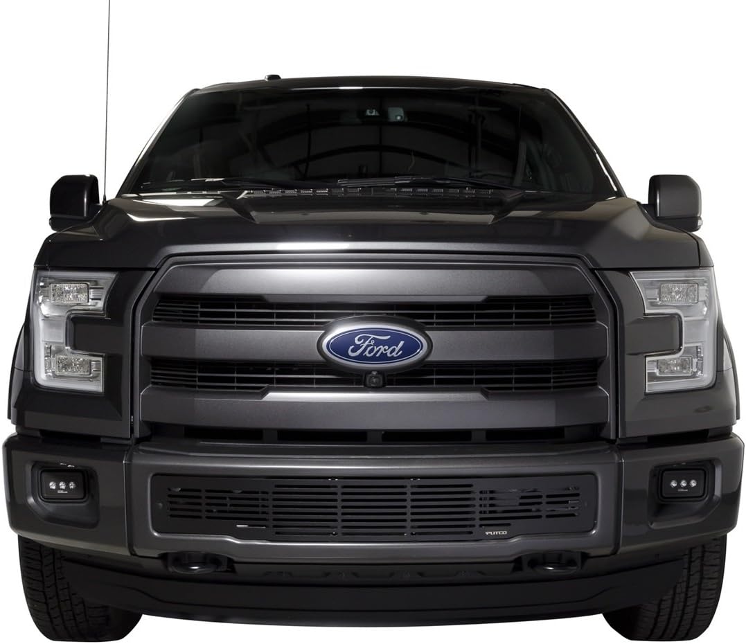 Black Stainless Steel Bar Style Bumper Grille E76717
