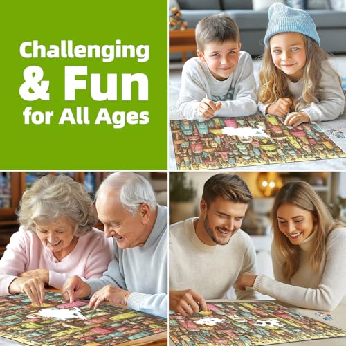 1000 Pieces Winter Snowmen Christmas Jigsaw Puzzle N881