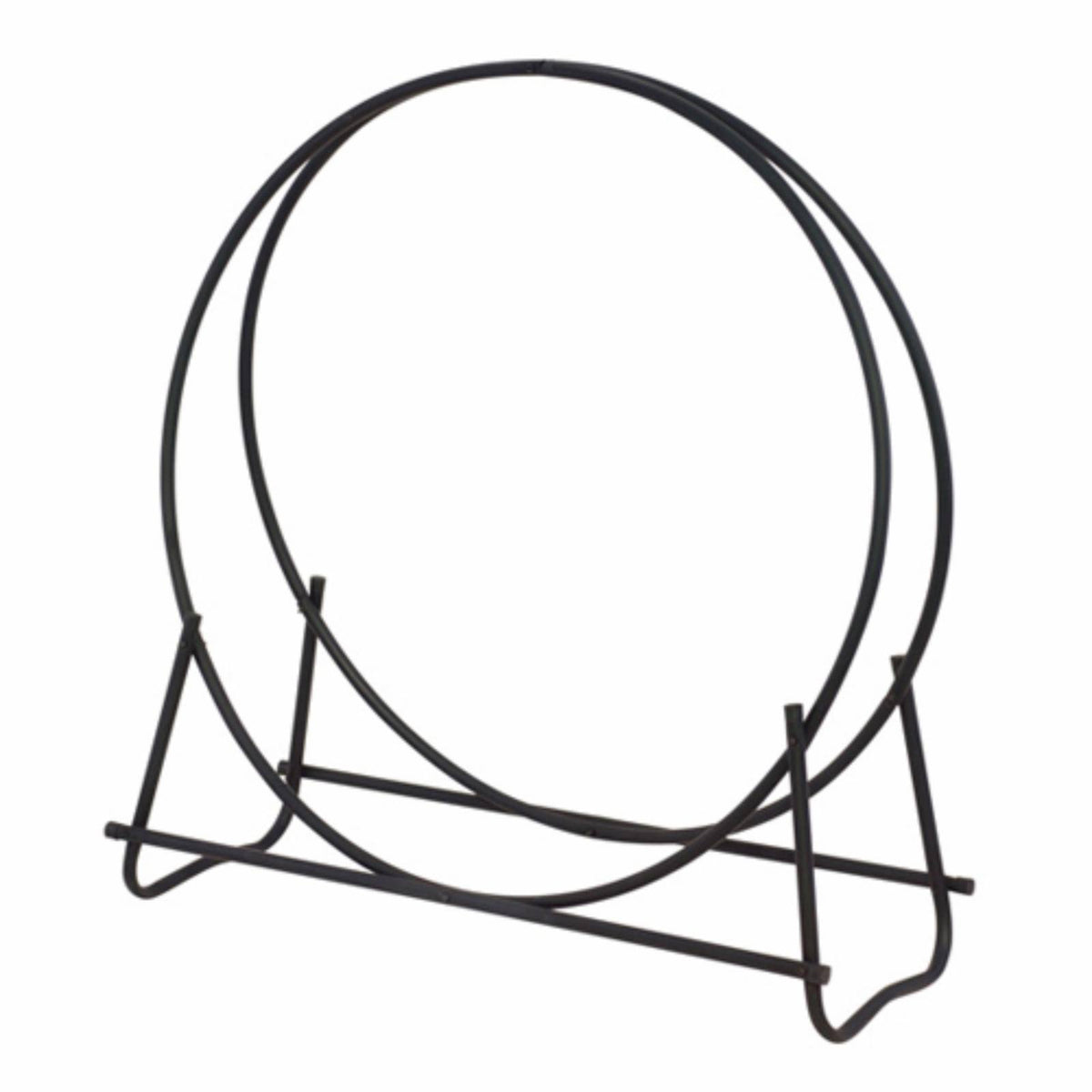 Black Finish 48 in. Diameter Tubular Log Hoop N695400