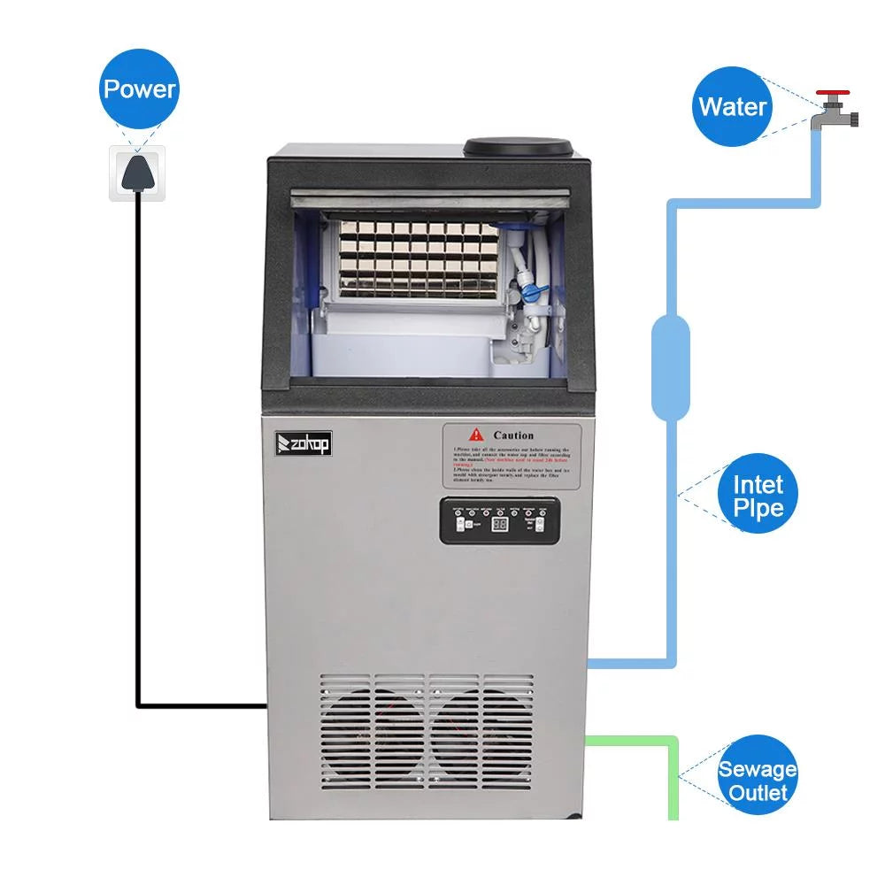 110LBS/24H Automatic Freestanding Ice Maker A533277