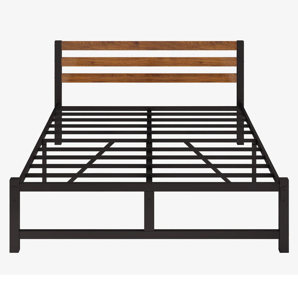 Queen Platform Bed Frame with Headboard X881882
