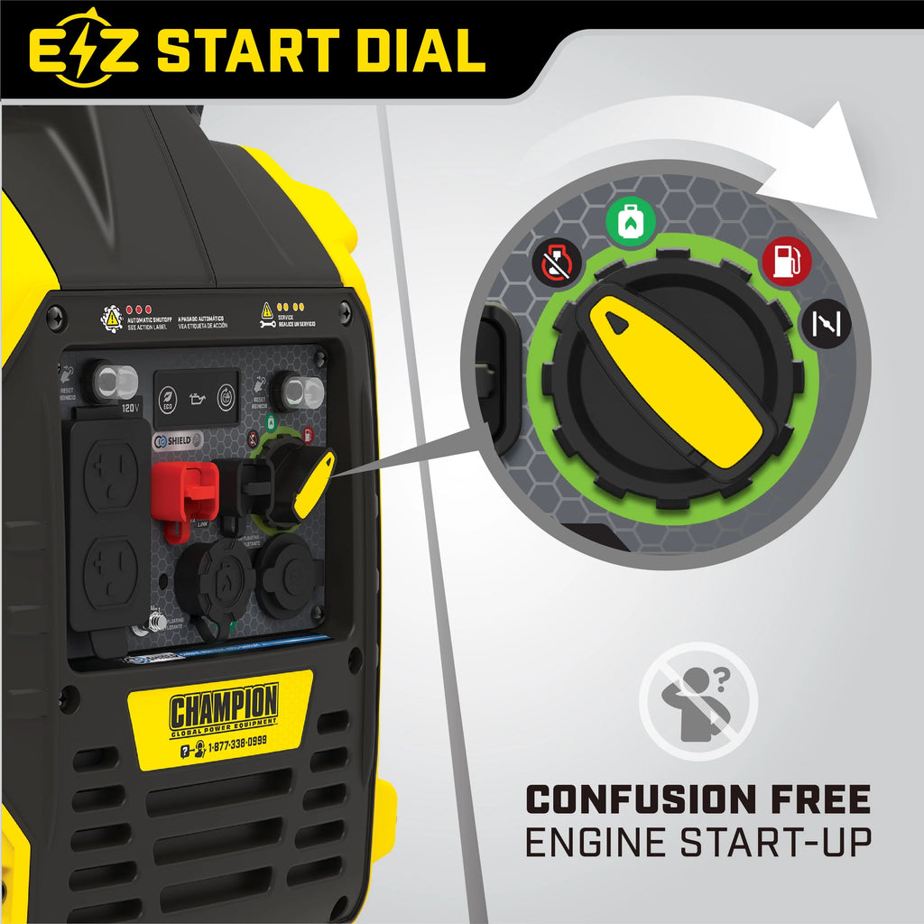 2500-Watt Dual Fuel Portable Inverter Generator P79153