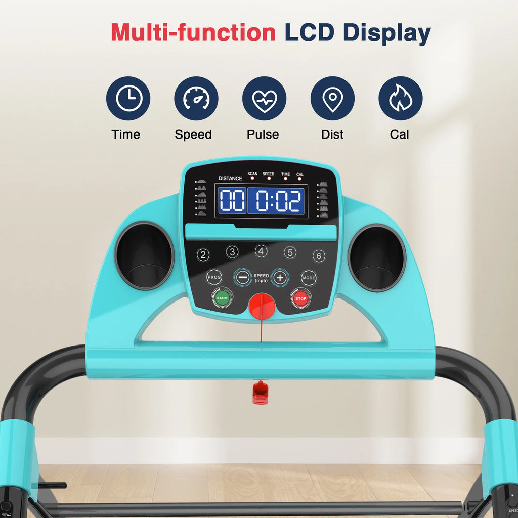 Portable Folding Treadmill Incline Electric Walking Running Machine U84441