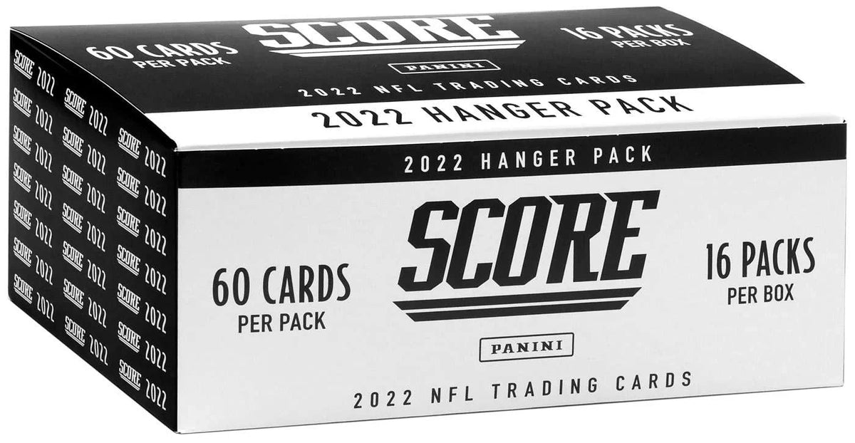 2022 Score Football Trading Card Hanger Box 16 Packs M342065