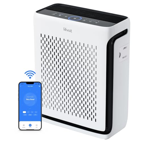 White Smart WiFi HEPA Air Purifier X376