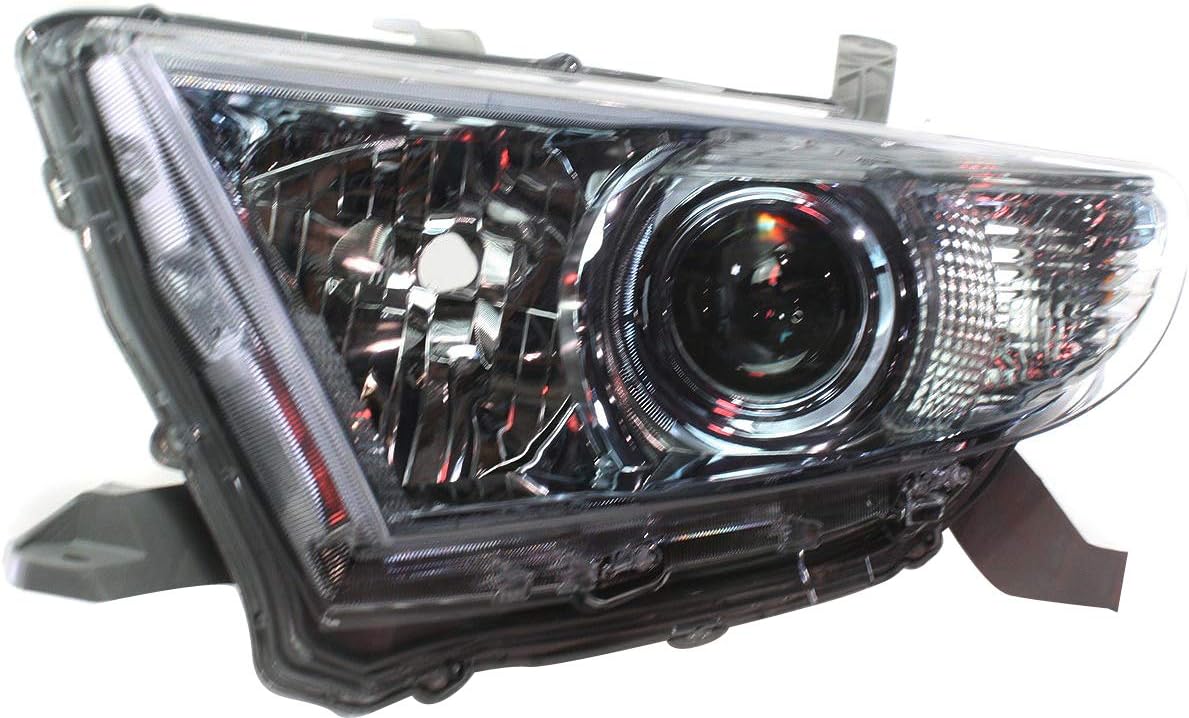 Headlight Lens and Housing for 2011-2013 Toyota Highlander Hybrid Driver Side W371