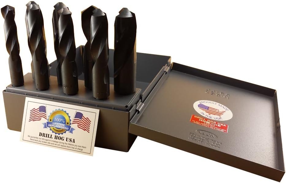 8 Pc Sliver & Deming Drill Bit Set 9/16 to 1" U257