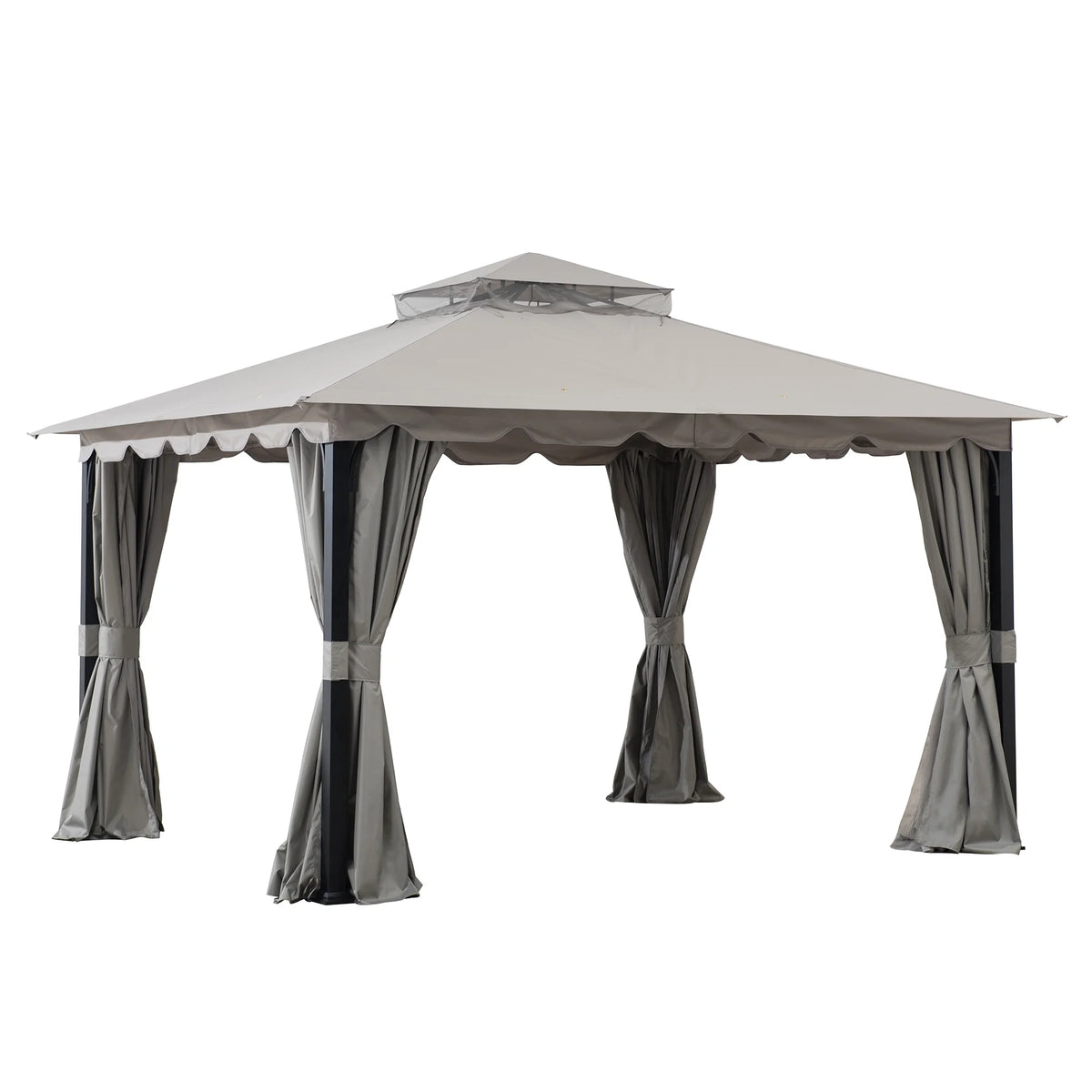 Gray Steel Gazebo H8798
