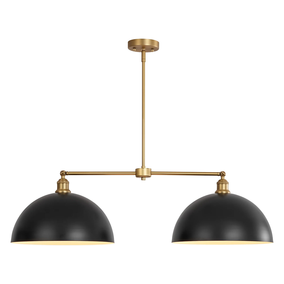 2-Light Linear Dome Industrial Pendant Z830