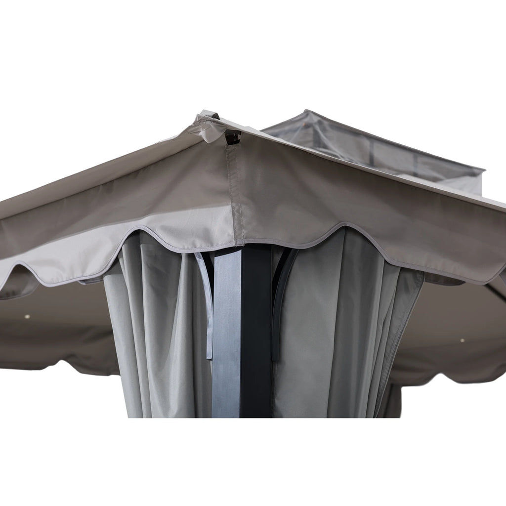 Gray Steel Gazebo H8798