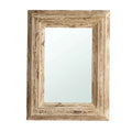 Distressed Finish Rectangular Wall Mirror N26996