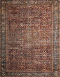 Brick Blue 2'0 x 5'0 Rug U11315