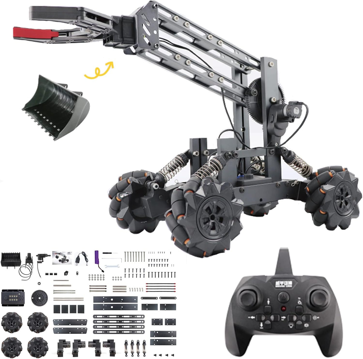 2-in 1 Science Kits with 4-DOF Robotic Car P856781
