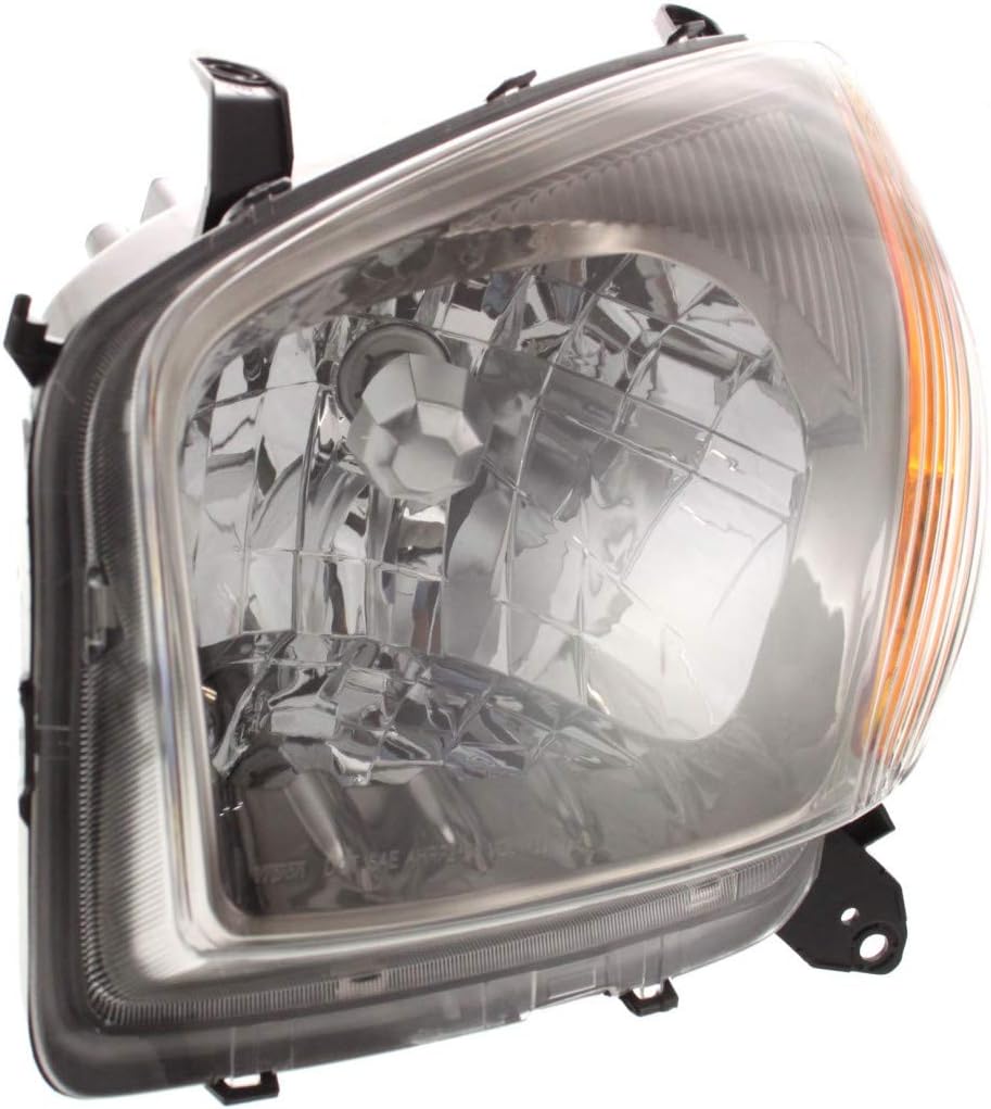 2003 Toyota RAV4 Head Light Pair Black Housing V699