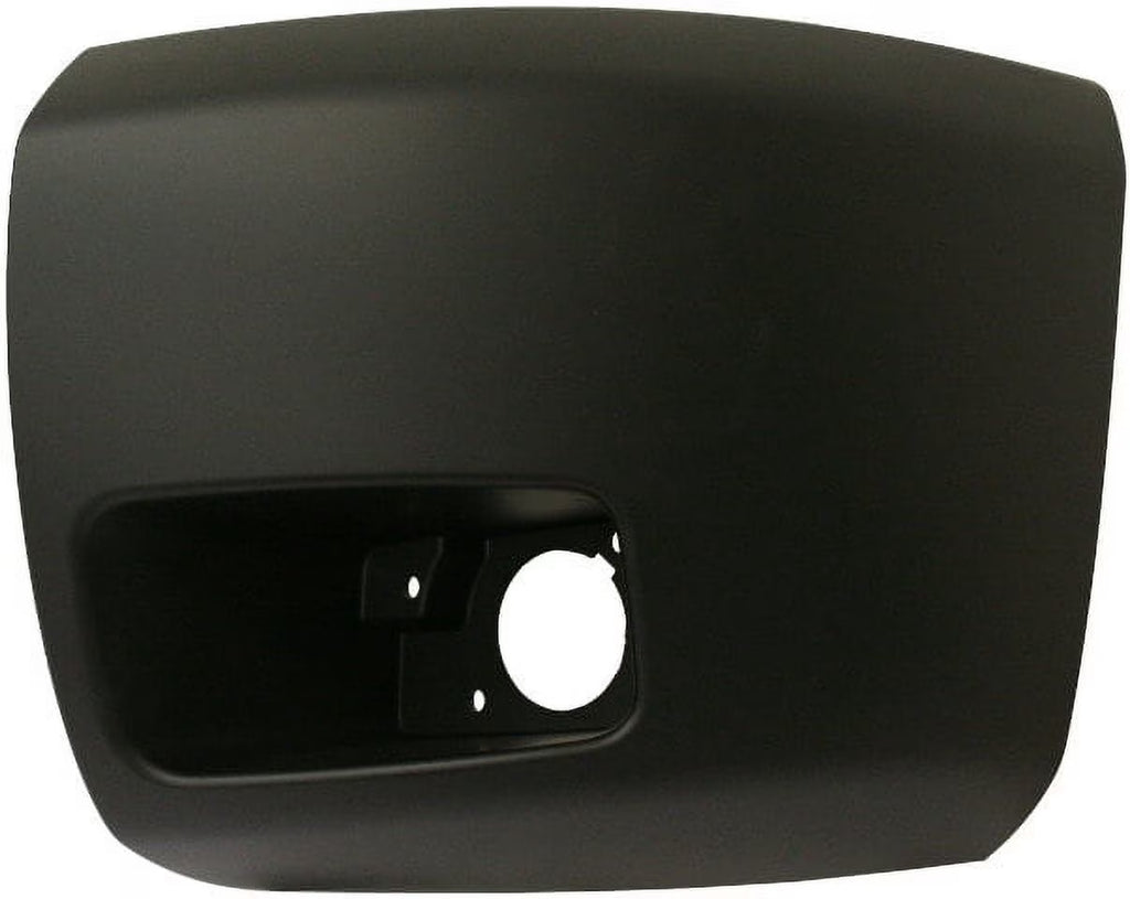 Primed Front Bumper End Cap with Fog Light Hole H14108