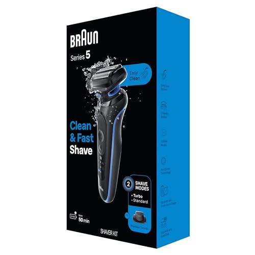 Blue Electric Foil Shaver with Precision Trimmer H62317
