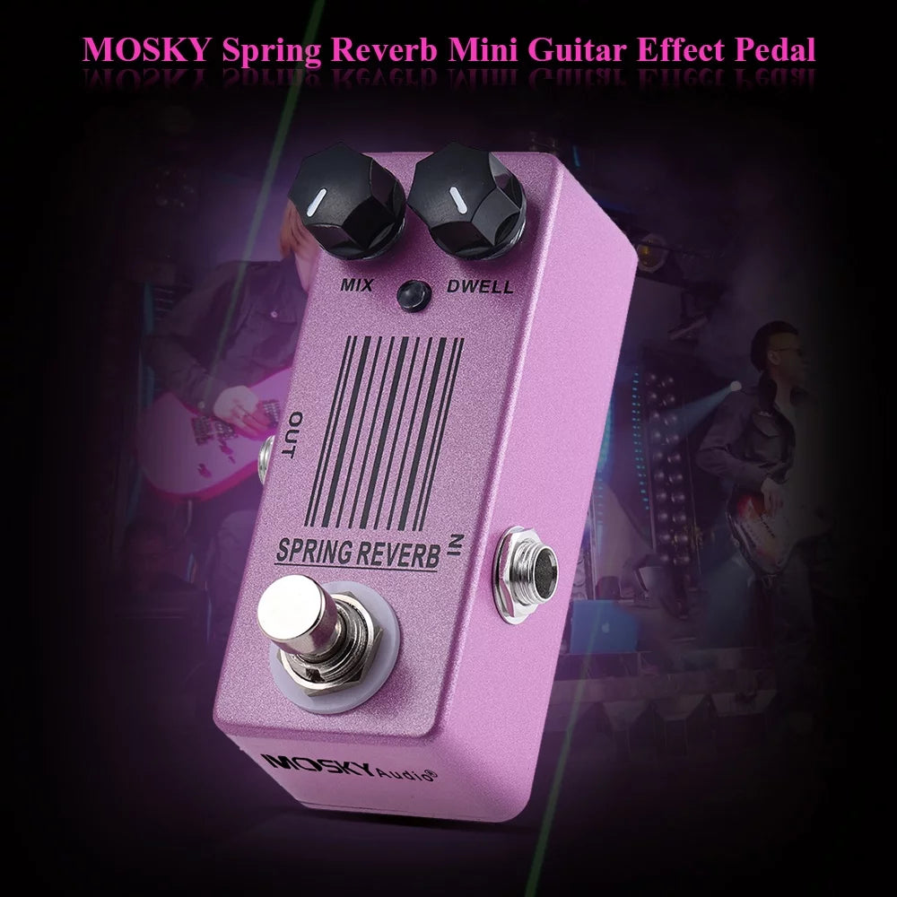 Compact Spring Reverb Pedal True Bypass U546