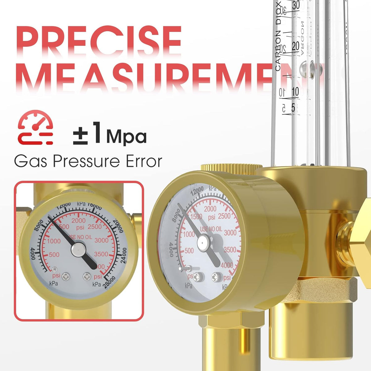 200A AC/DC Aluminum Tig Welder with Pulse Large LED Display Digital Inverter STICK/TIG 110/220V Dual Voltage Mig Tig Flow Meter Gas Regulator Gauge E125315