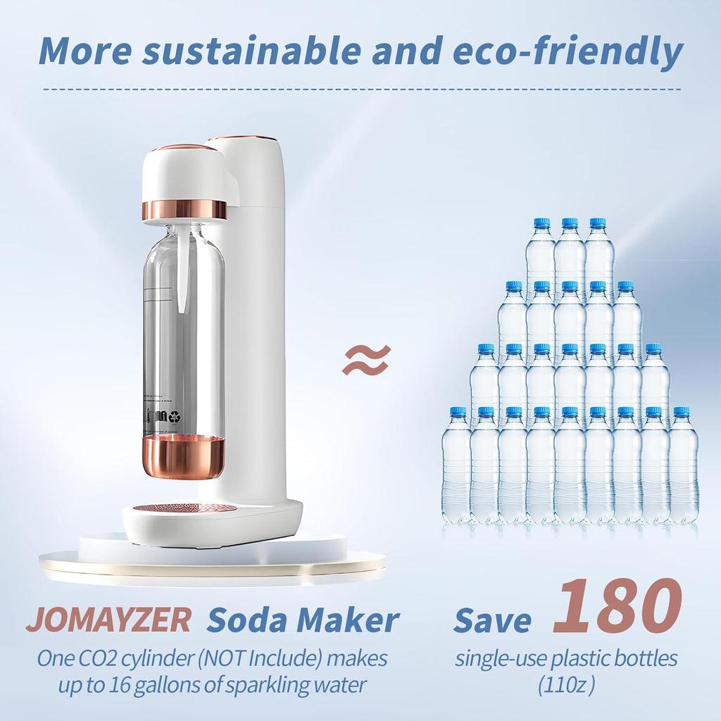 Sparkling Water Maker Soda Maker Machine with 1L PET Bottle A554465