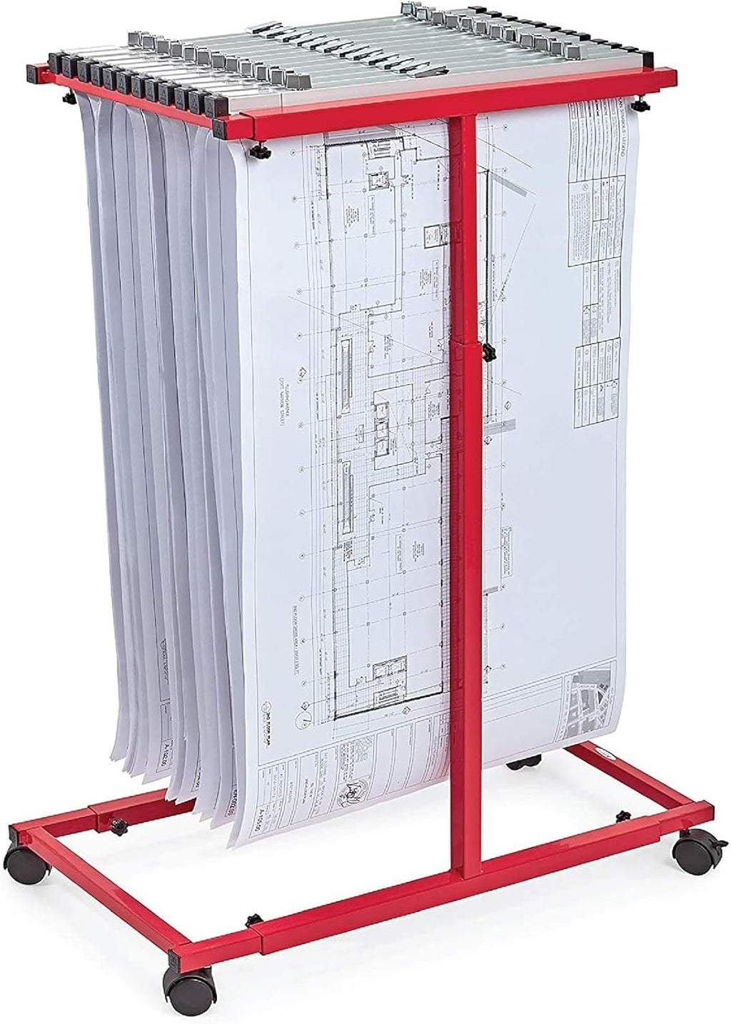 Adjustable Vertical Blueprint Storage Rack A50000