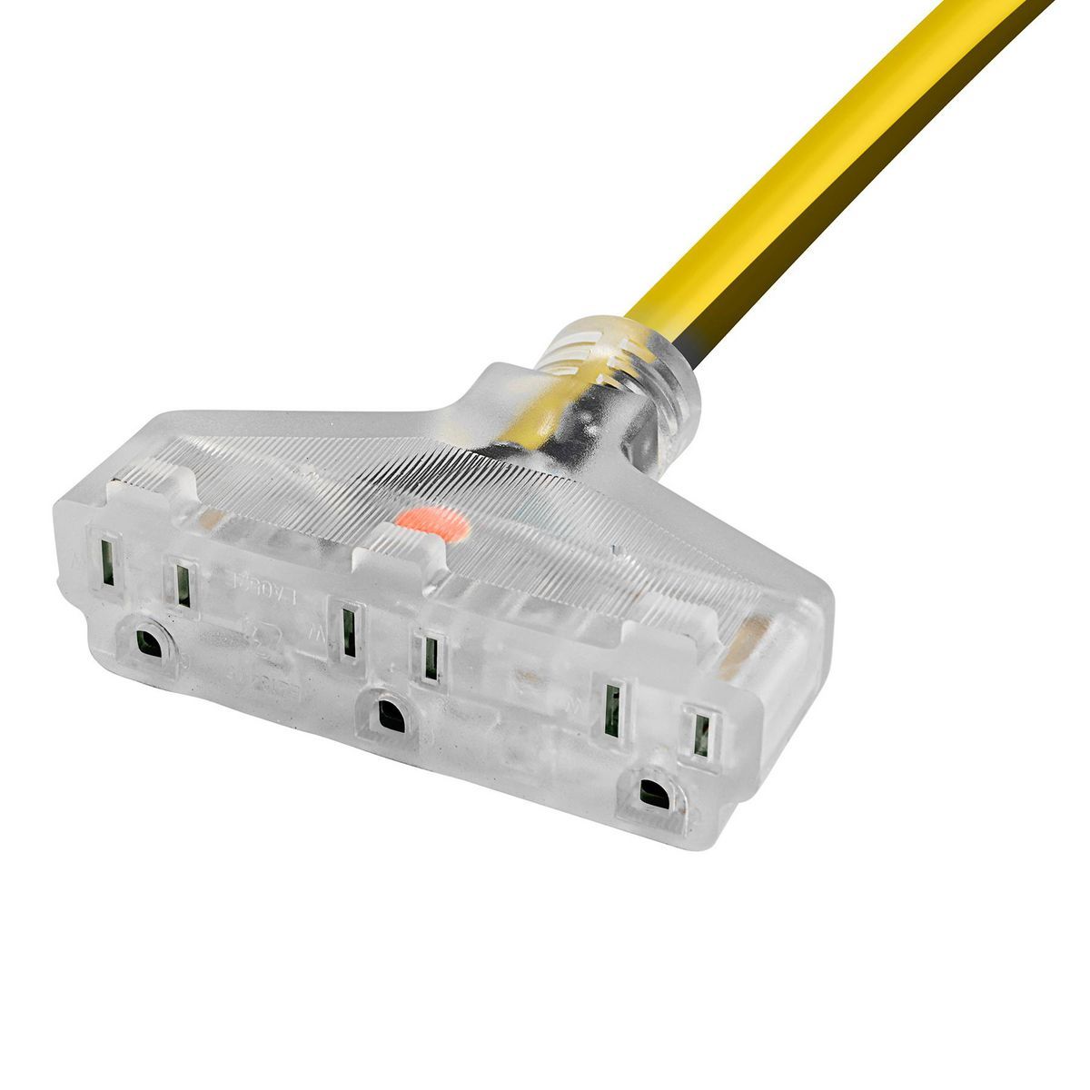 50 ft. 12/3 Gauge Multiple Outlet Extension Cord with Indicator Light V3299