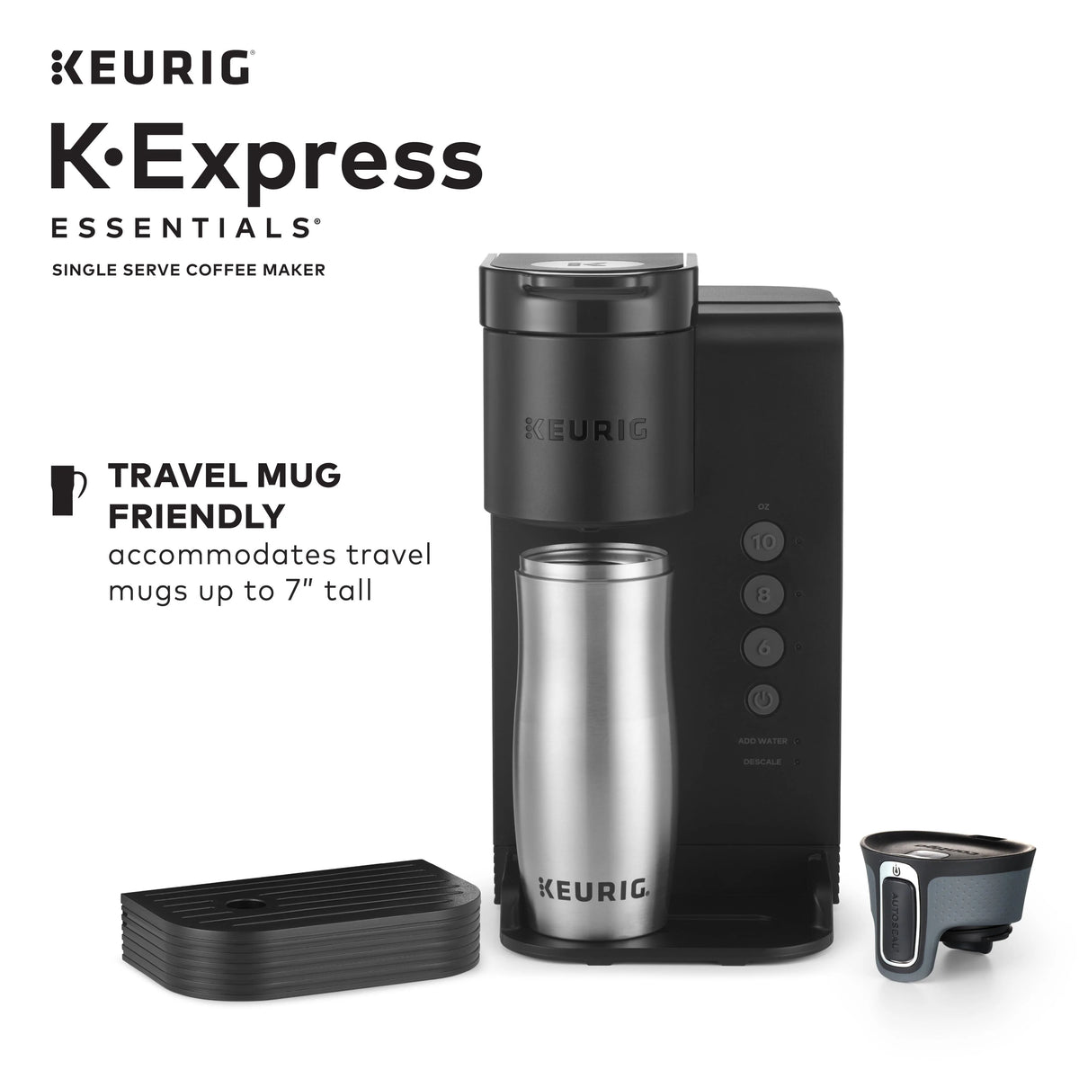 Black Single Serve K-Cup Pod Coffee Maker G411