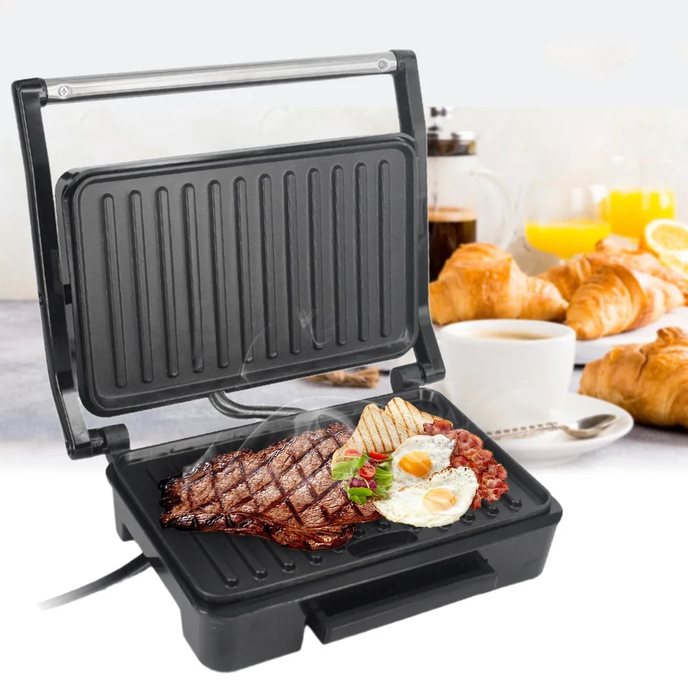 Stainless Steel 850w Sandwich Panini Maker Q7421