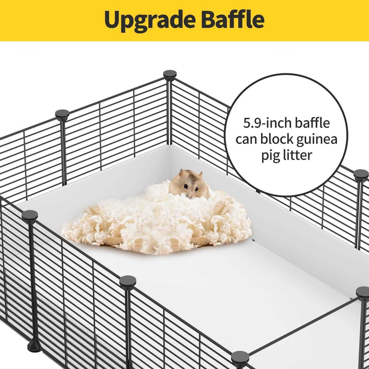 Guinea Pig Cage with Waterproof Plastic Bottom C1771