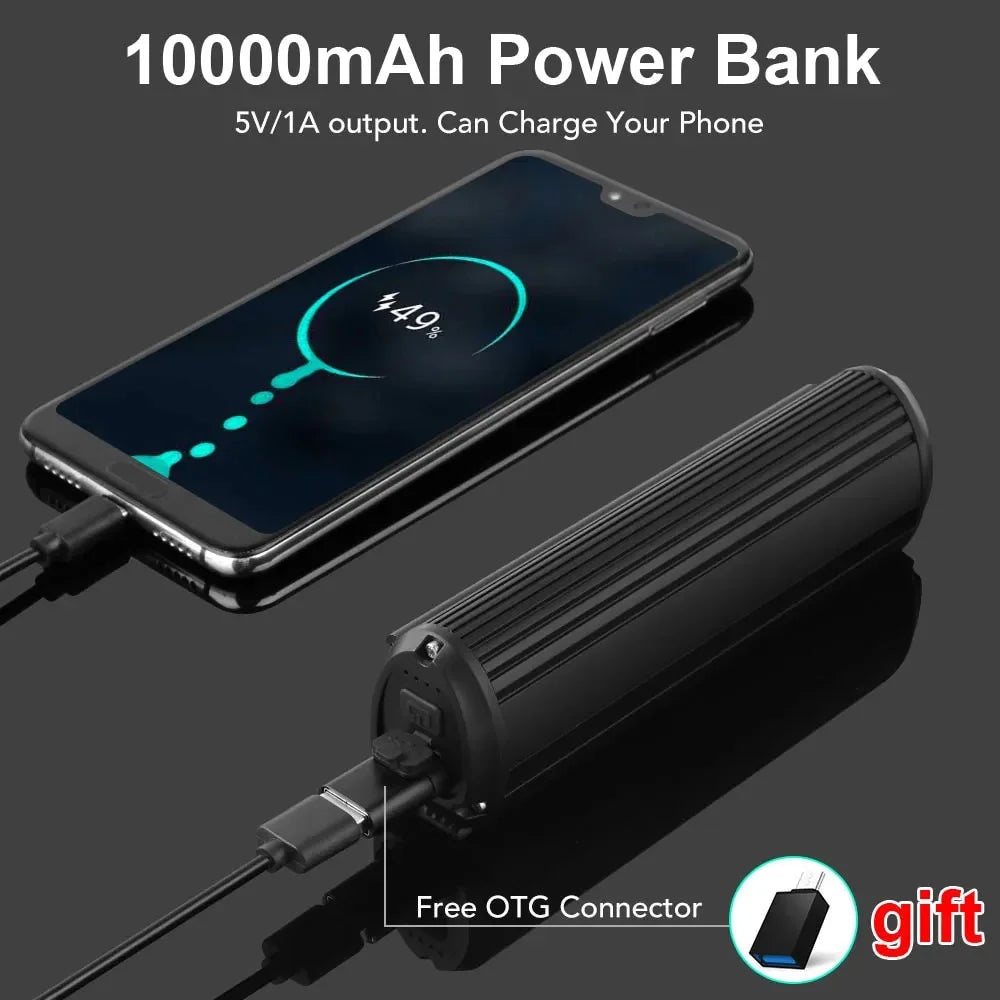 Waterproof 10000mAh 6000Lumen Bicycle Light O329